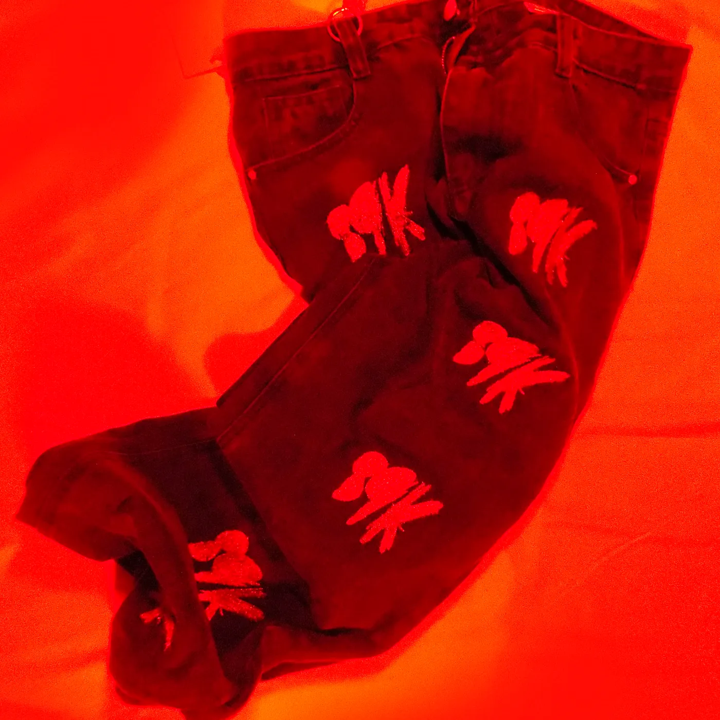 89K The Palm Jeans in Fireball