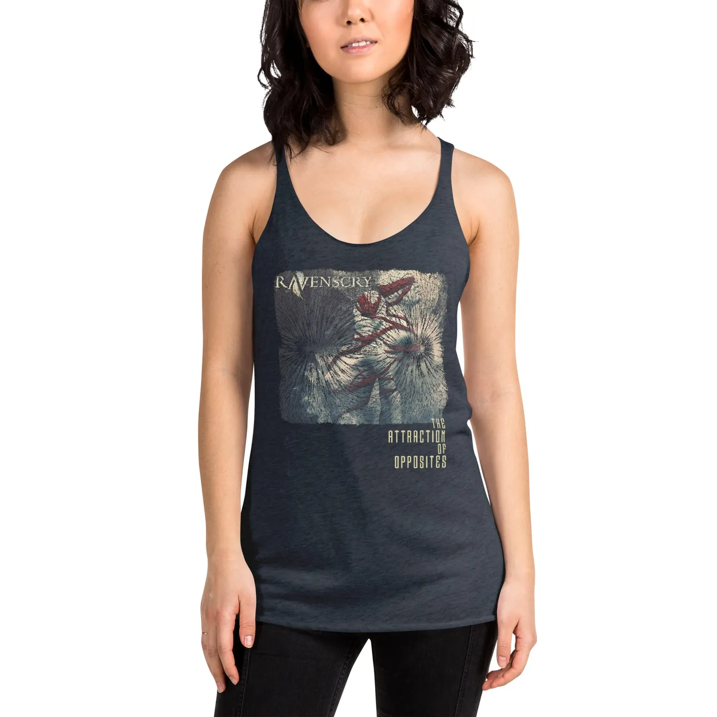 Ravenscry The Attraction Of Opposites Women's Racerback Tank