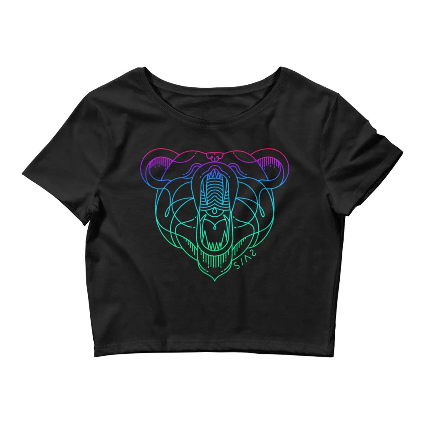 SIAS Electric Bear Crop T
