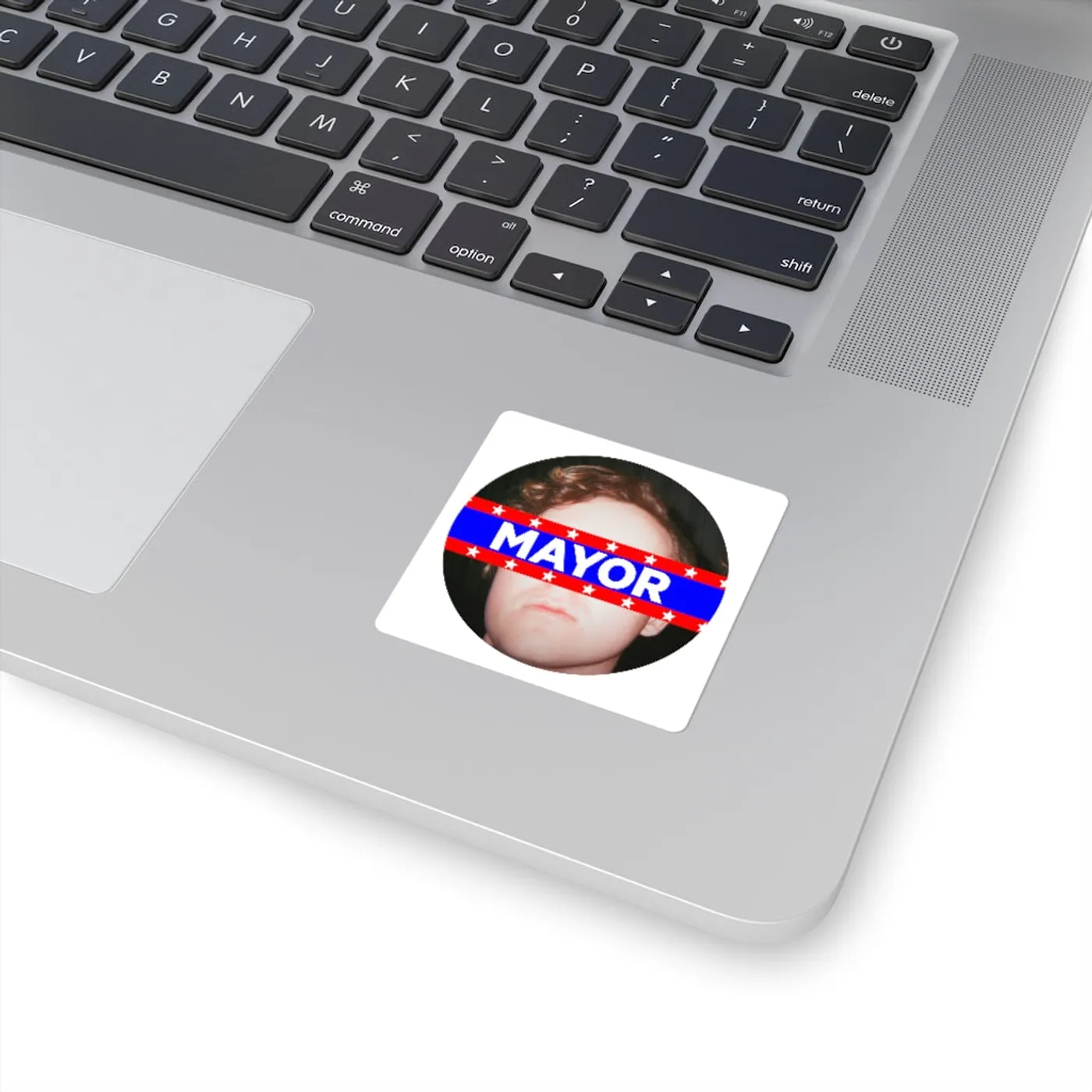 Eddie Island Sticker - Mayor Button