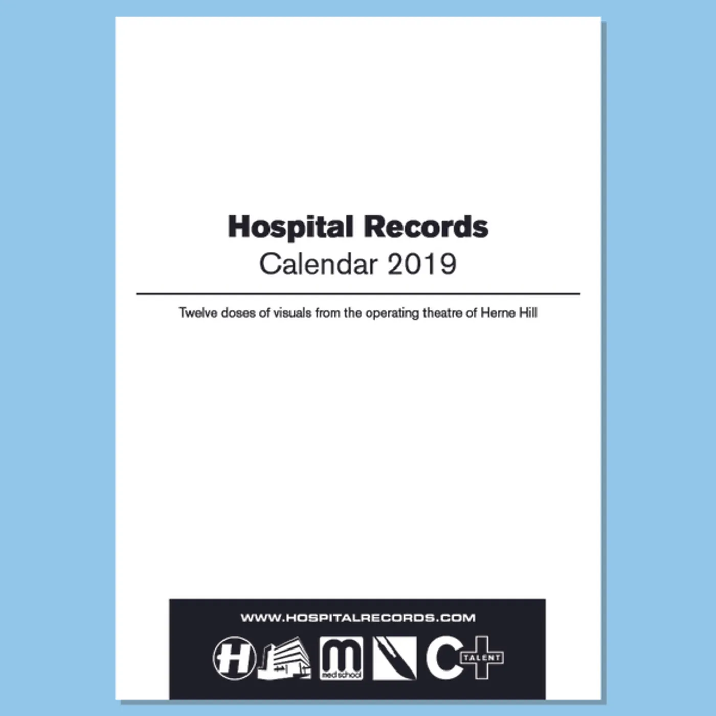 Hospital Records Wall Calendar 2019