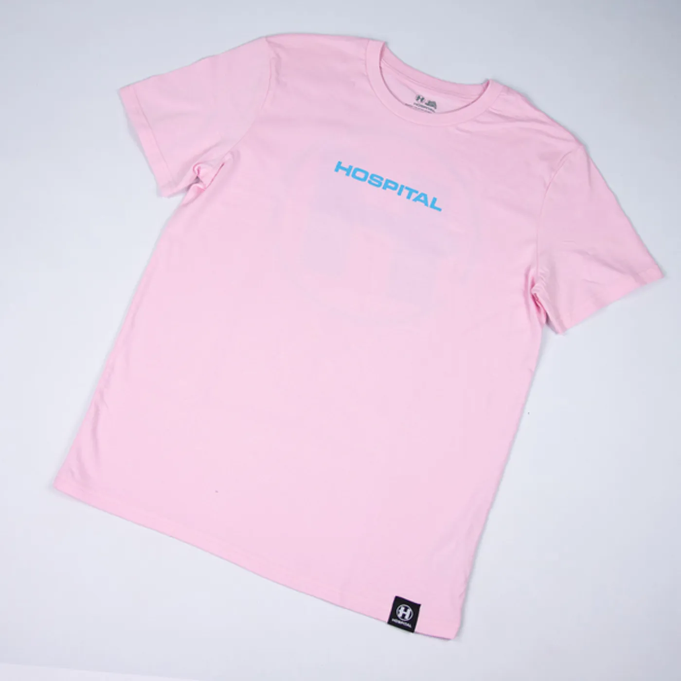 Hospital Records Spring Tonal Essential Tee - Pink & Blue