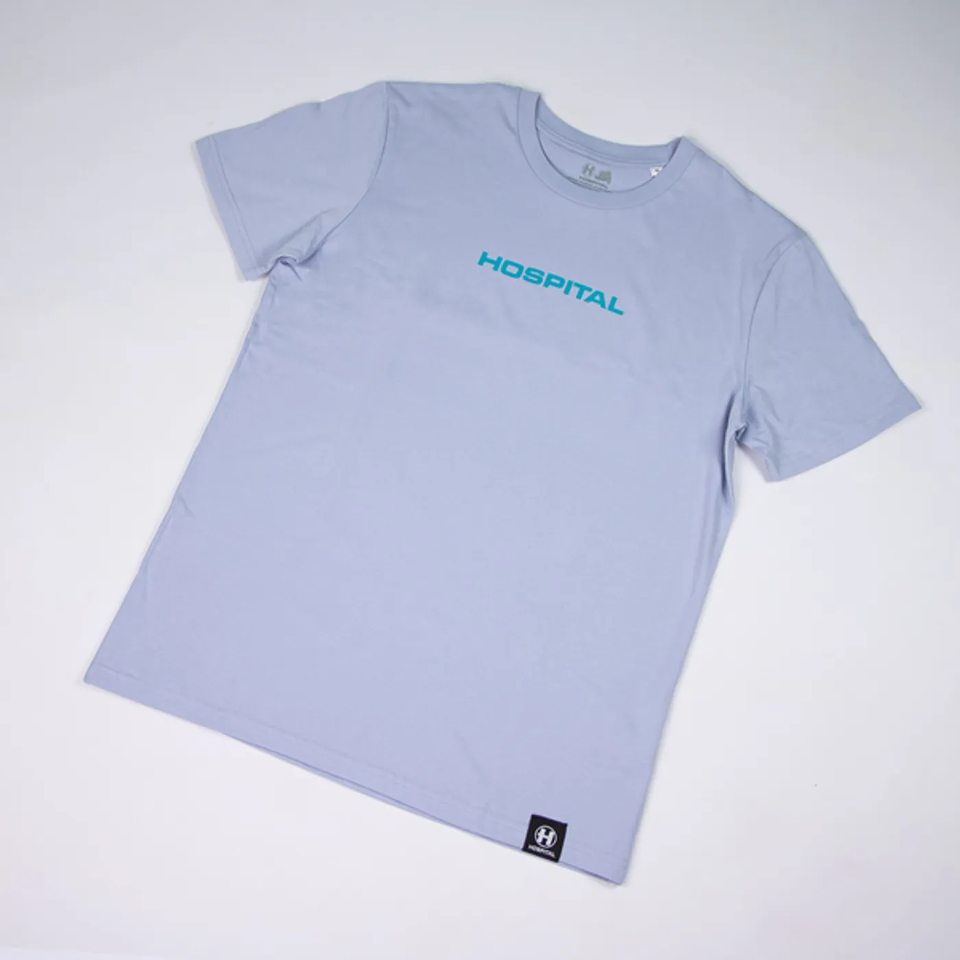 Hospital Records Spring Tonal Essential Tee - Blue & Turquoise