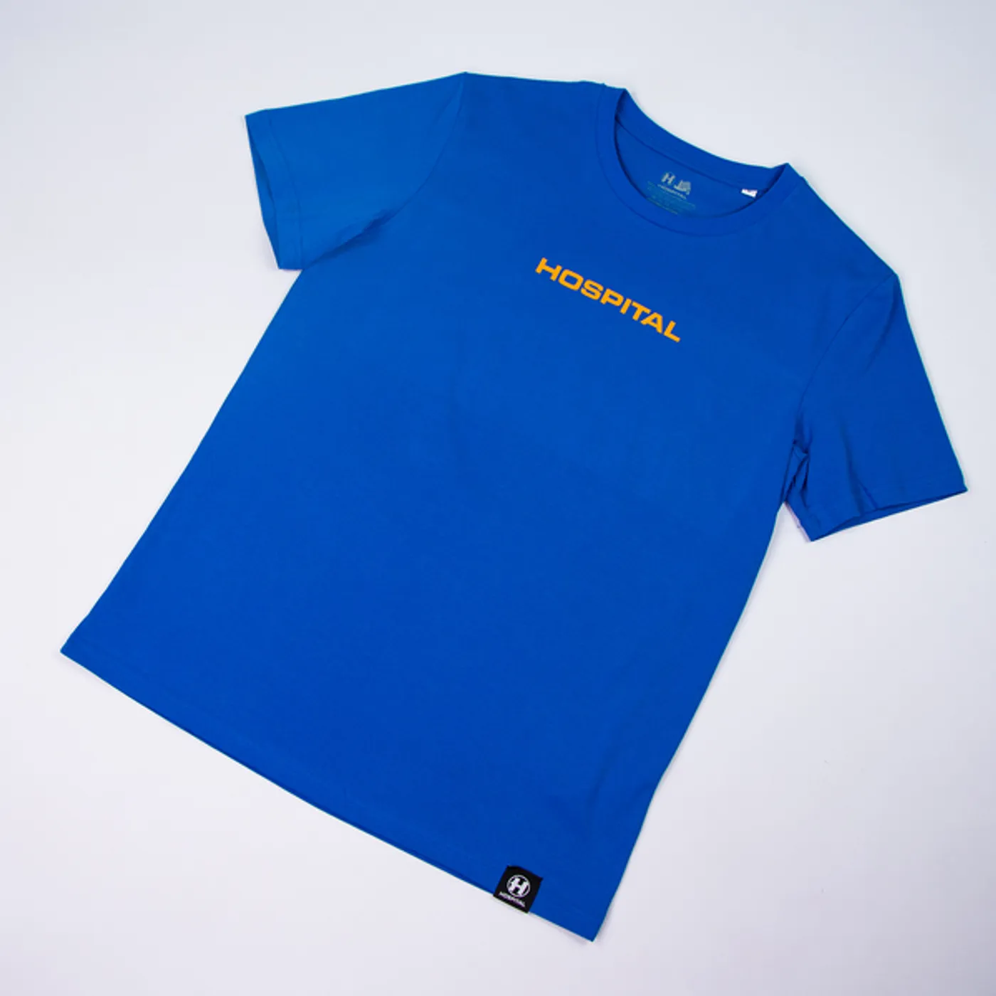 Hospital Records Spring Tonal Essential Tee - Blue & Orange