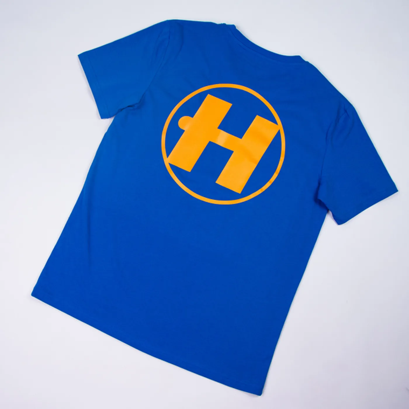 Hospital Records Spring Tonal Essential Tee - Blue & Orange