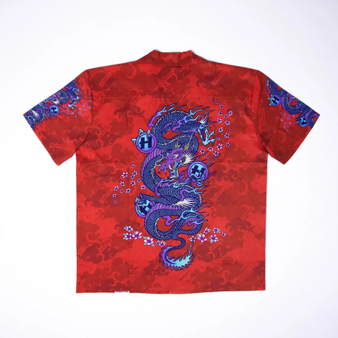 Hospital Records Dragon Shirt - Red