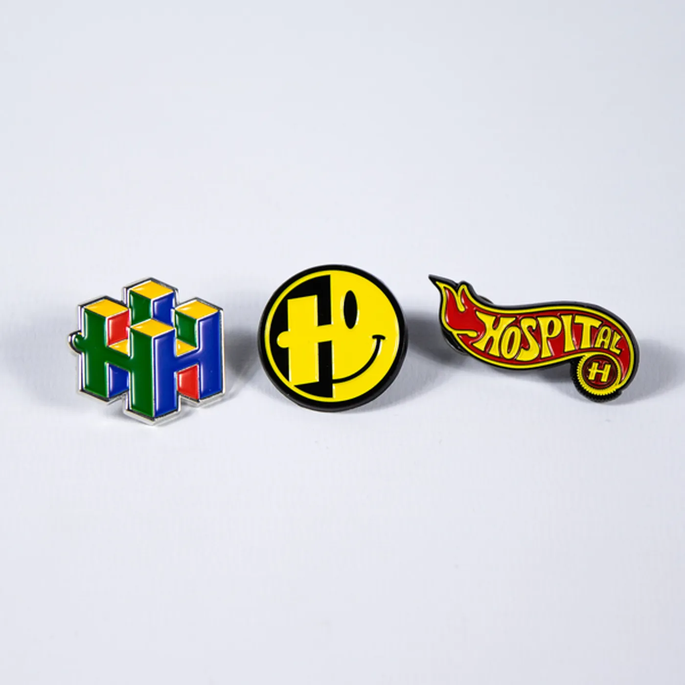 Hospital Records Pin Badge Bundle 2
