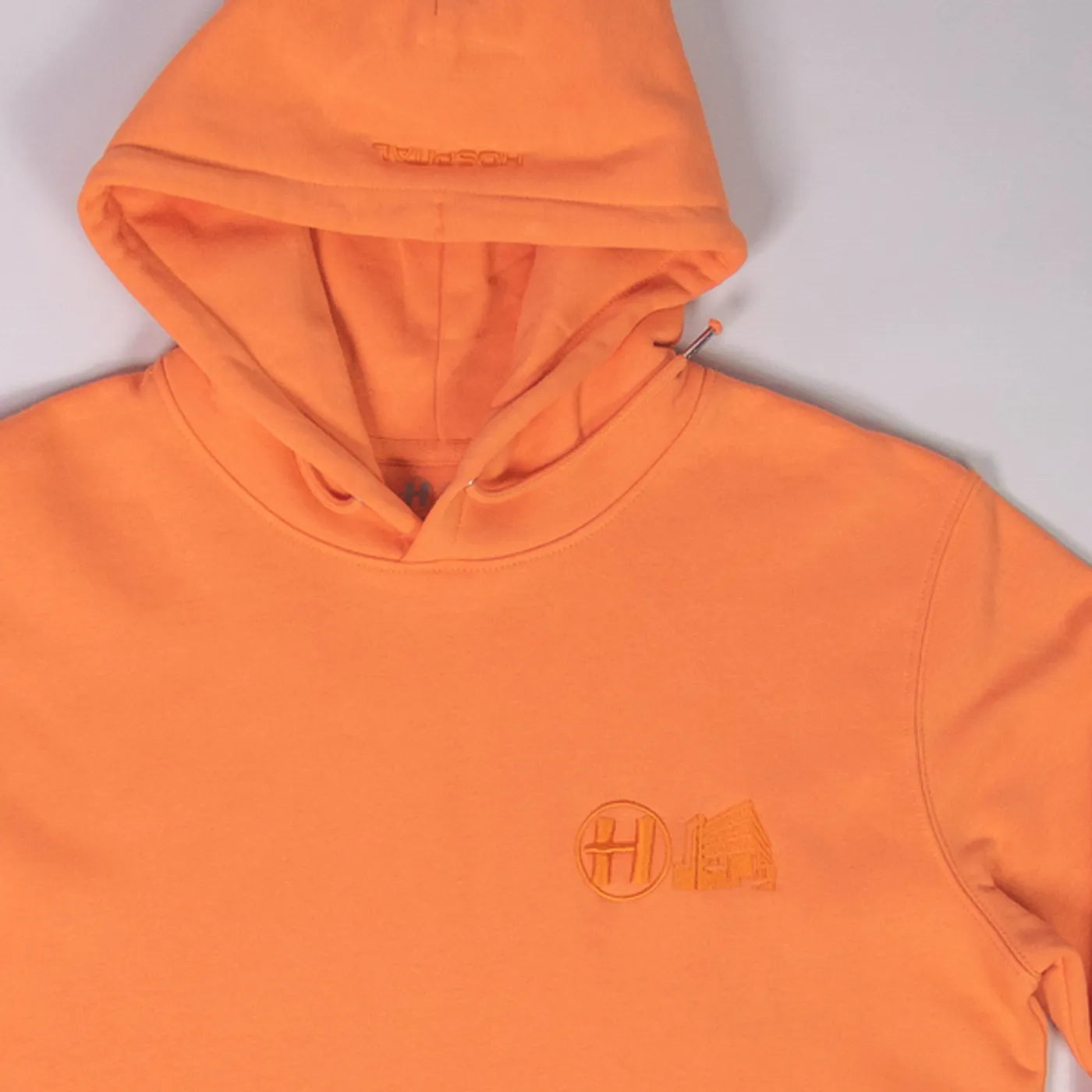 Hospital Records Elements Tonal Hood - Tangerine