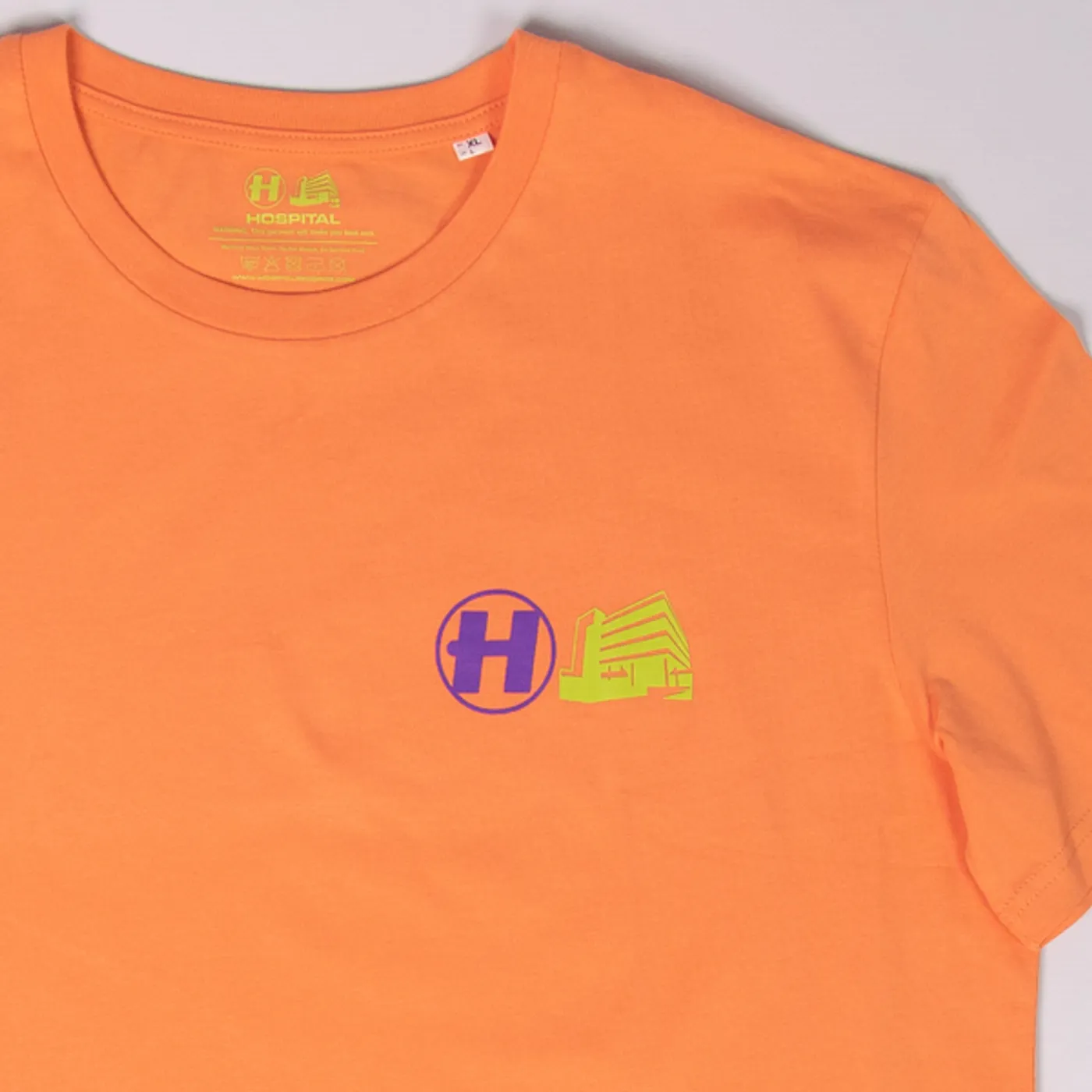 Hospital Records Papaya Elements Tee