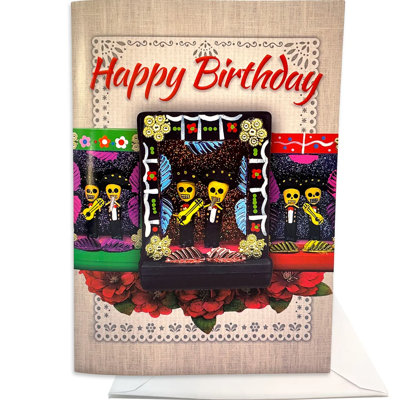 Mariachi Nuevo Tecalitlán Musical Greeting Card - Mariachi "Happy Birthday...pero con mariachi!"