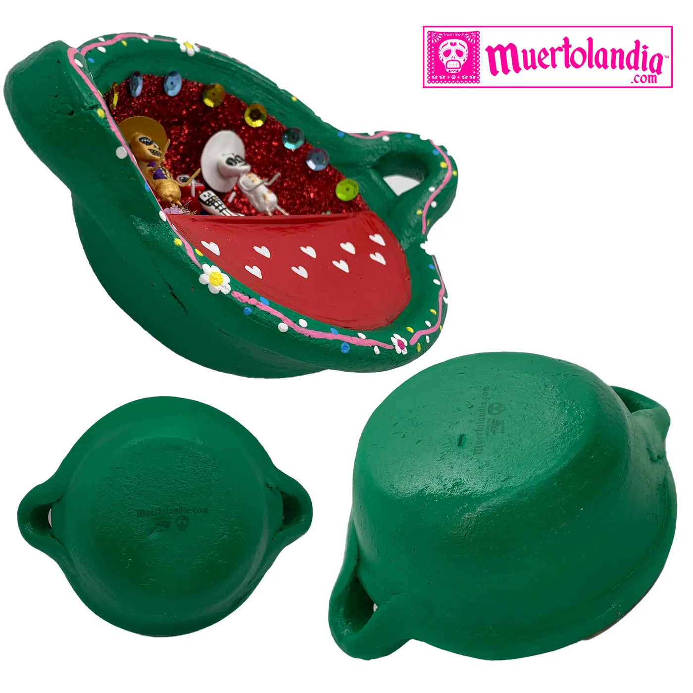 Mariachi Nuevo Tecalitlán Handmade Mexican Cazuela Art - Mariachi