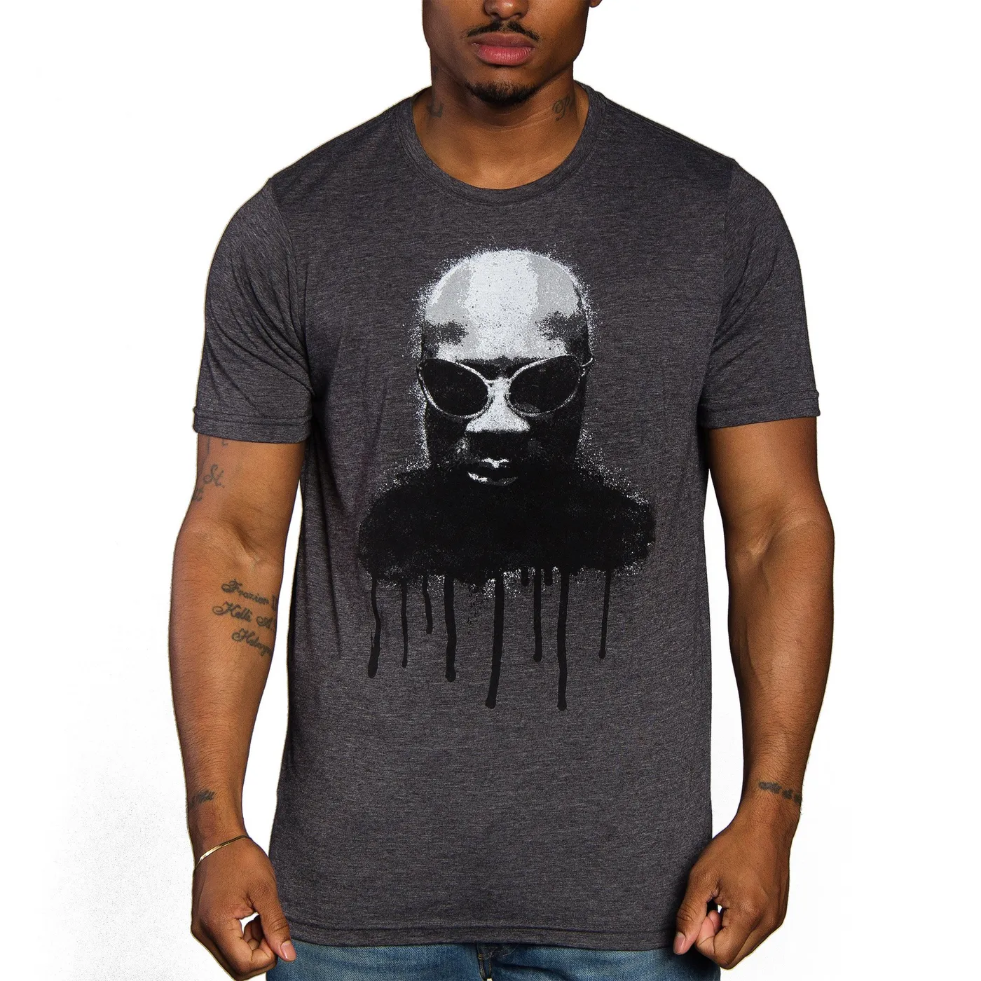 Isaac Hayes Graffiti Soul Tee (Charcoal)