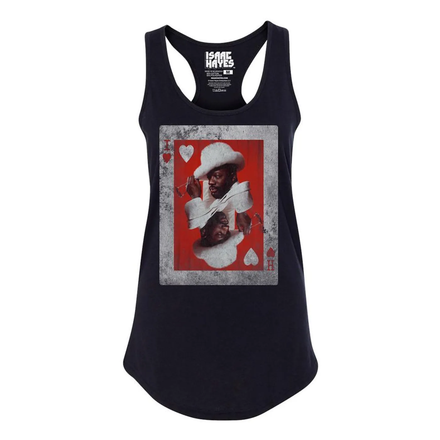 Isaac Hayes King of Hearts Terry Racerback Tank
