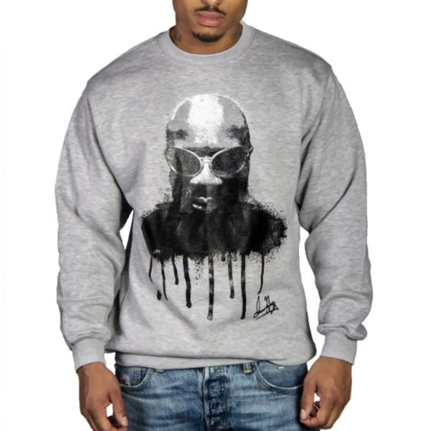 Isaac Hayes Grey Drippin Soul Sweatshirt