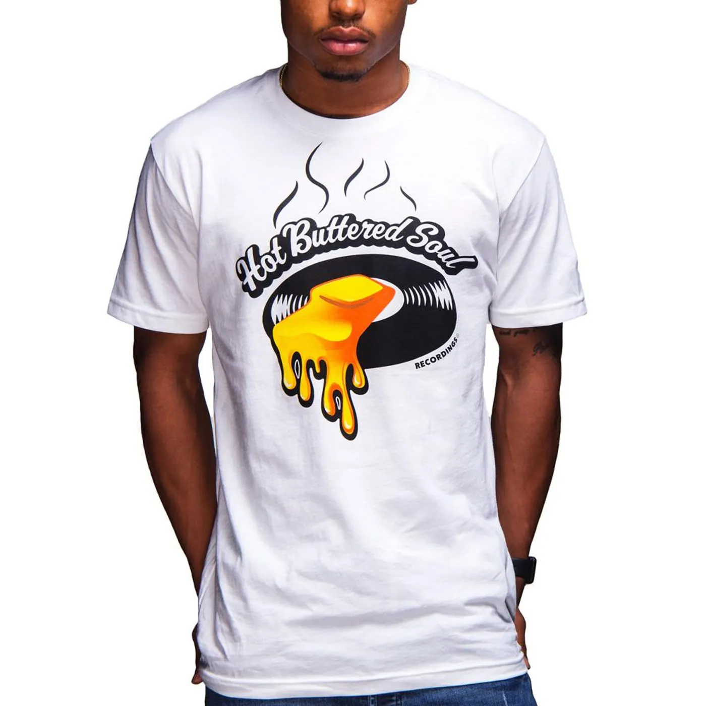Isaac Hayes Hot Buttered Soul Recordings Tee (White)