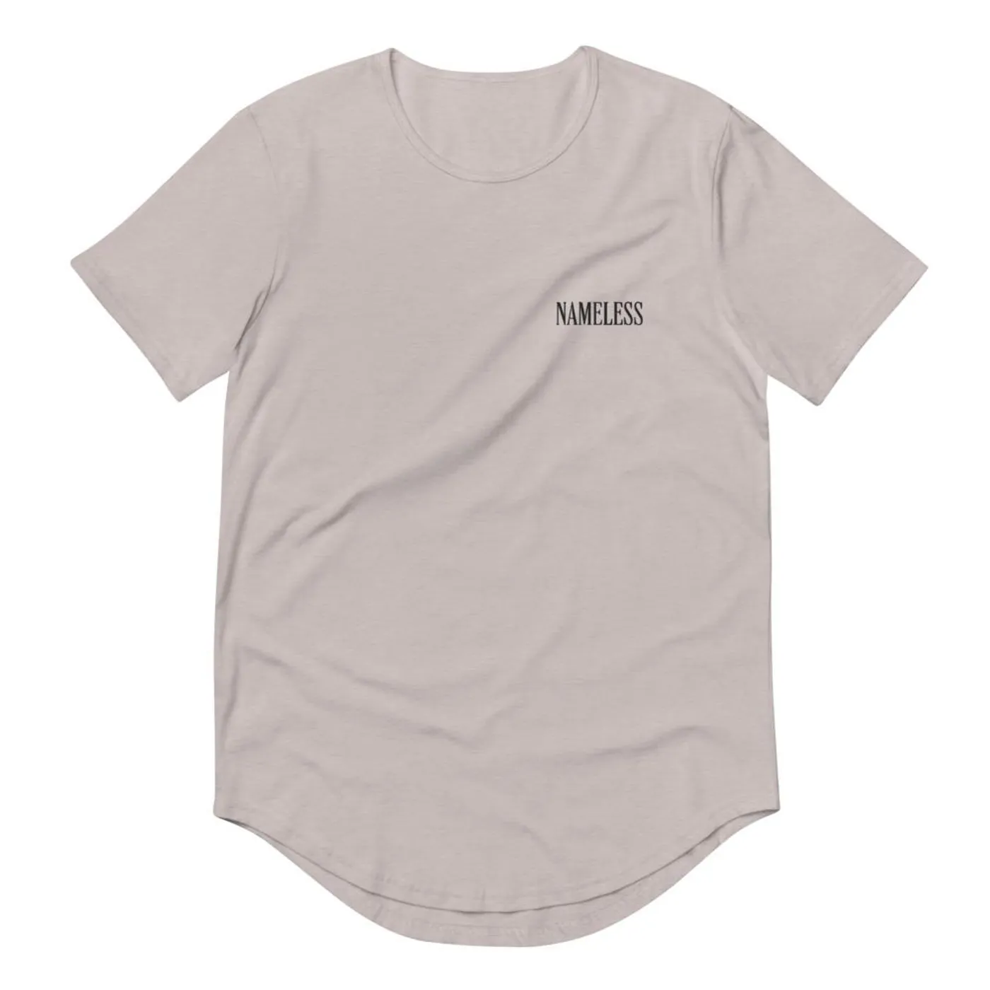 Olanzo Carver Nameless Logo Drop Tee [Heather/Cool Grey]