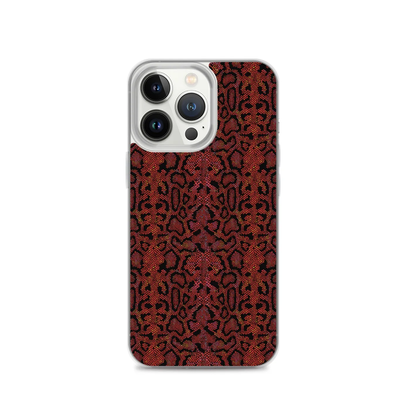 Olanzo Carver Red Reptile iPhone Case