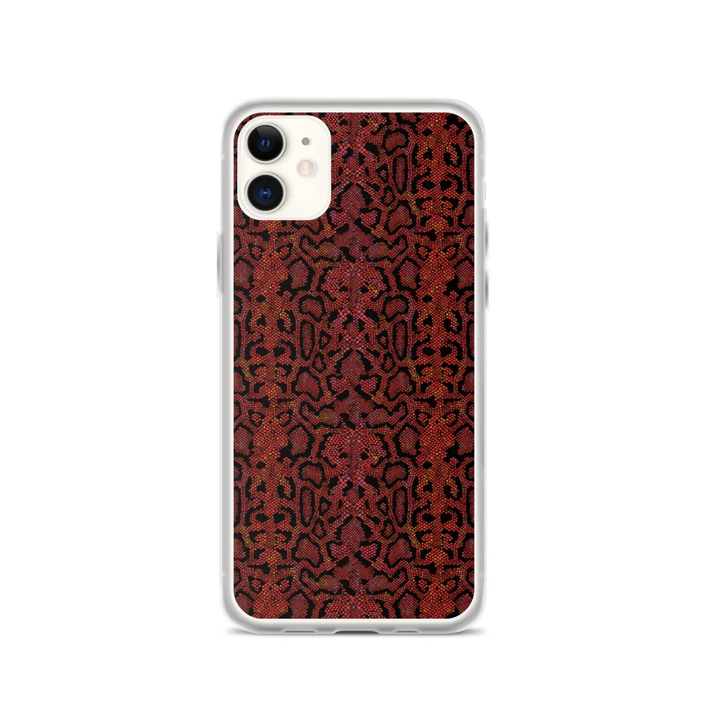 Olanzo Carver Red Reptile iPhone Case