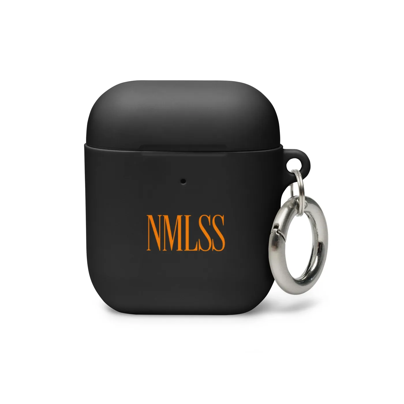 Olanzo Carver AIRPODS CASE - BLACK W/ ORANGE MOTIF
