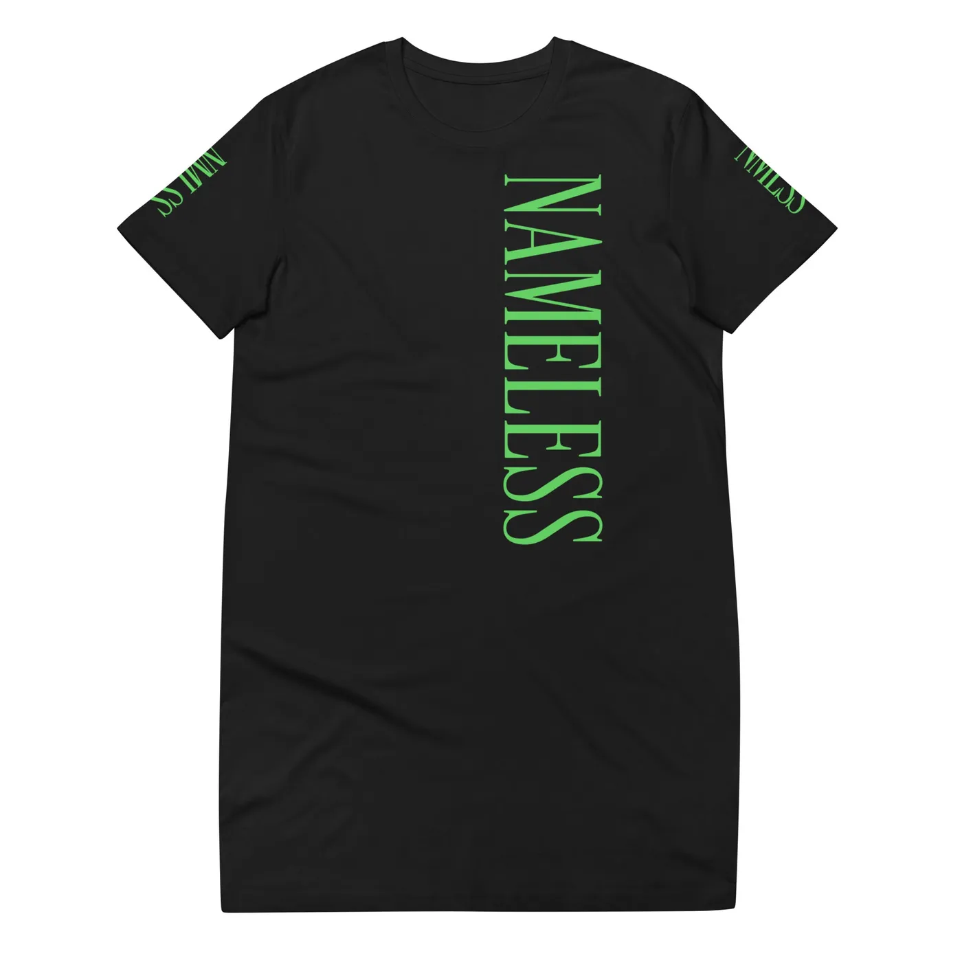 Olanzo Carver WMNS NAMELESS T SHIRT DRESS [BLACK]