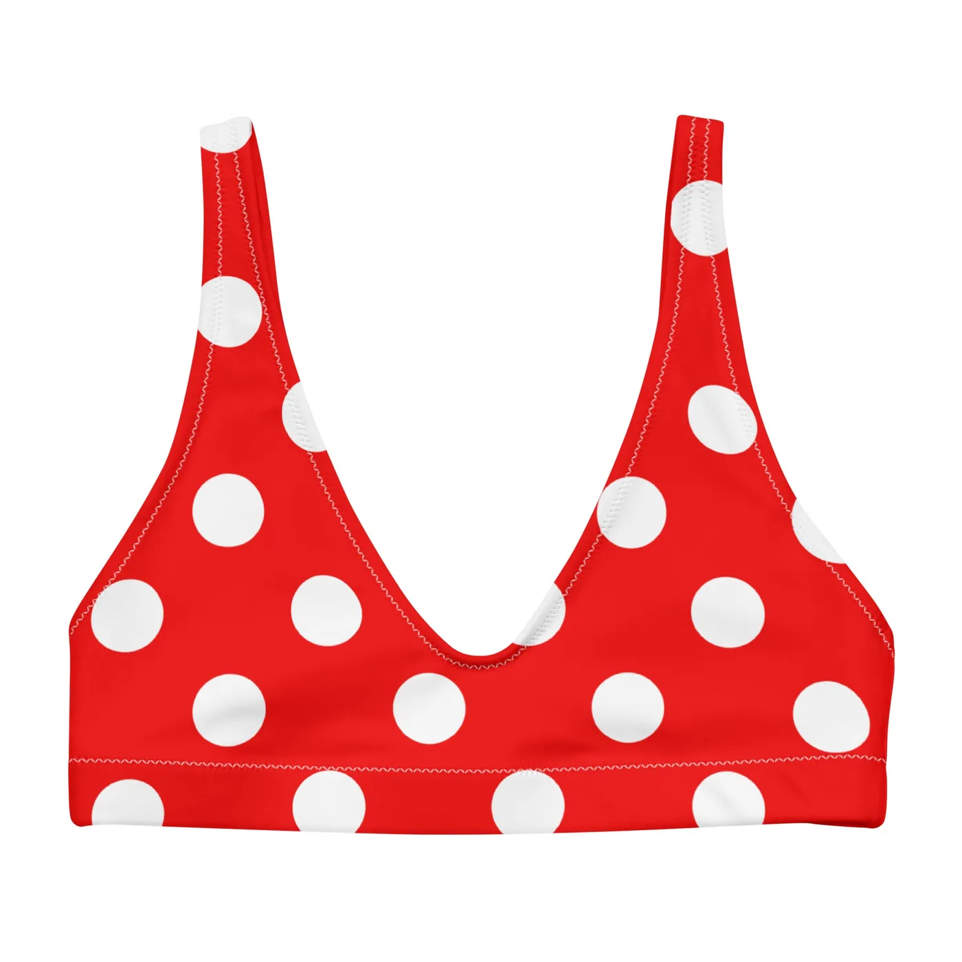 Olanzo Carver WMNS NAMELESS WHITE POLKA DOT BIKINI TOP