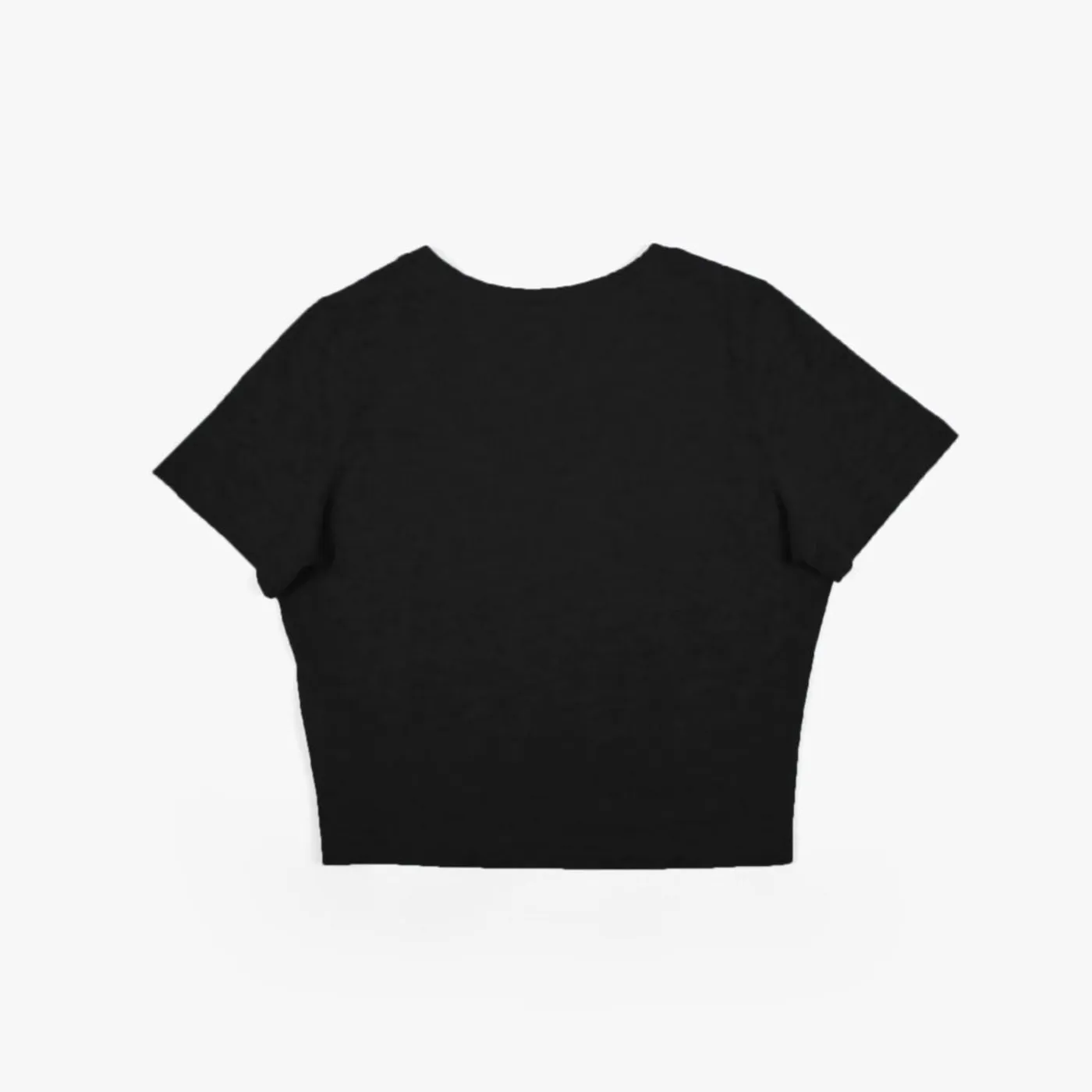 Format:B Crop Top in schwarz
