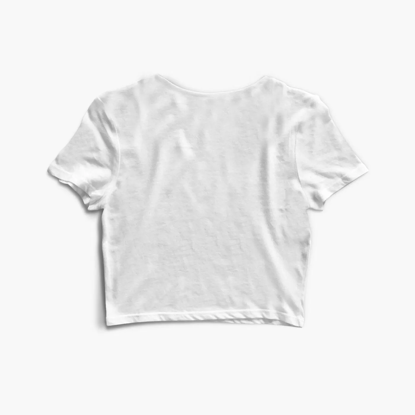 Format:B Crop Top in weiß