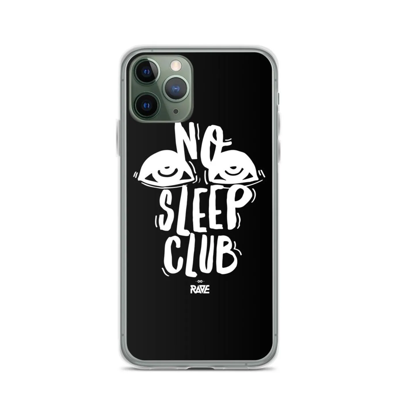 Rave Clothing No Sleep Club iPhone Handyhülle