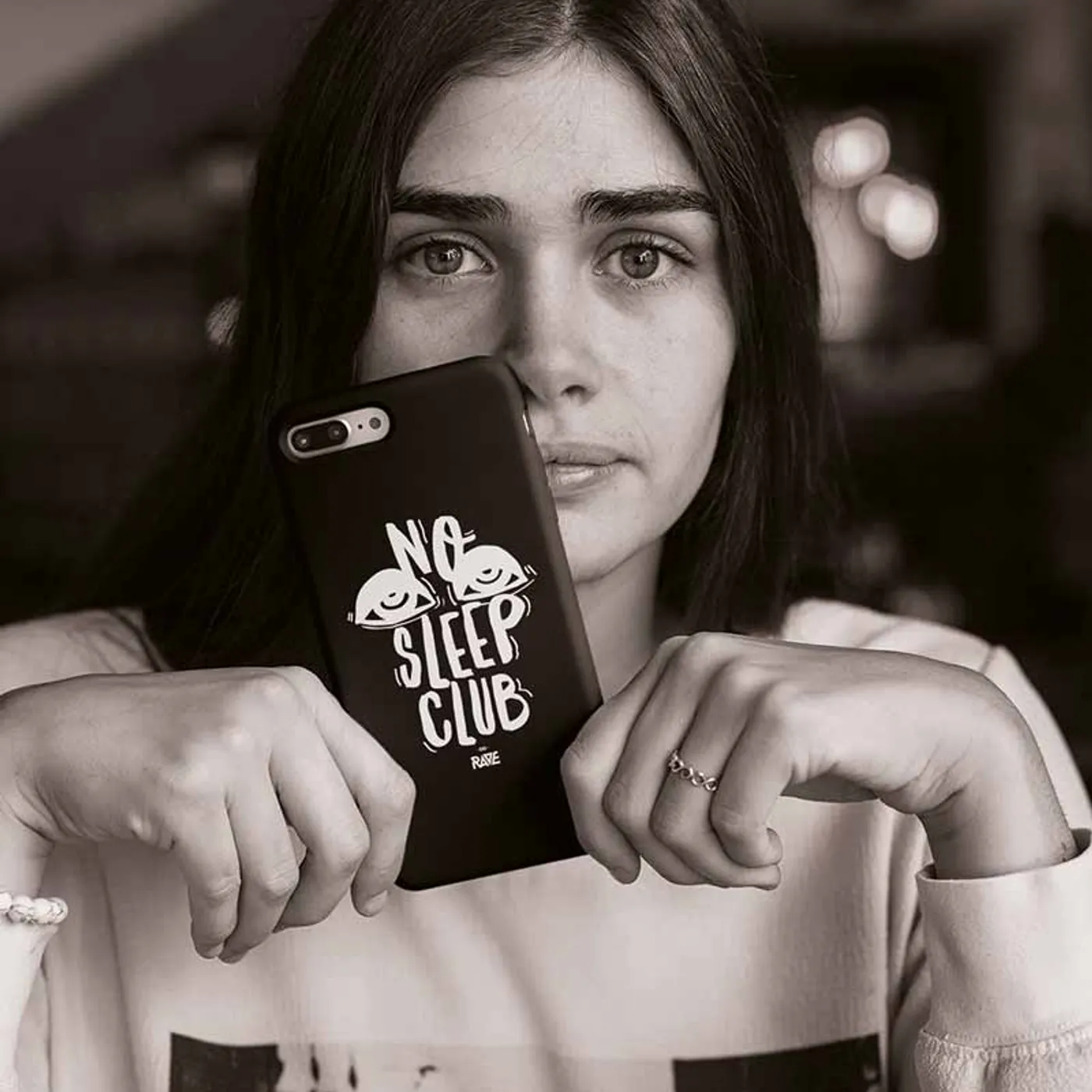 Rave Clothing No Sleep Club iPhone Handyhülle