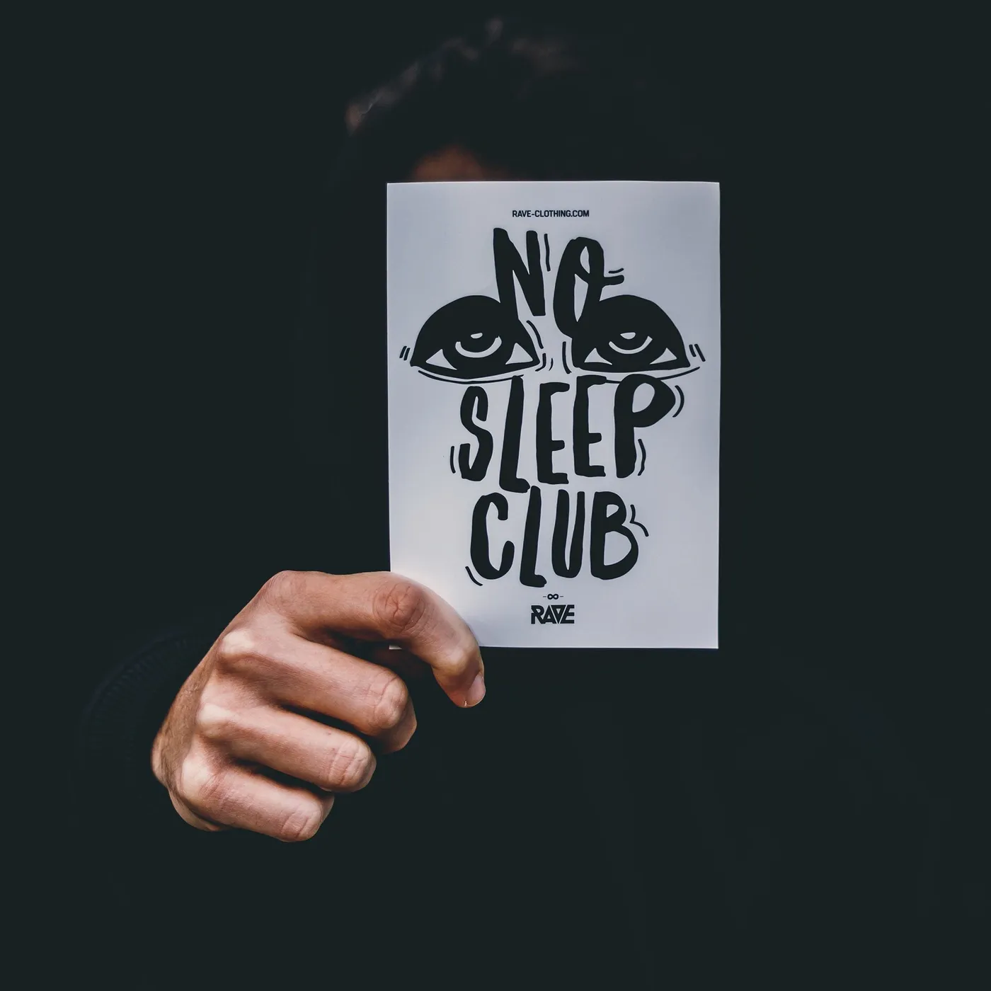 Rave Clothing No Sleep Club Sticker
