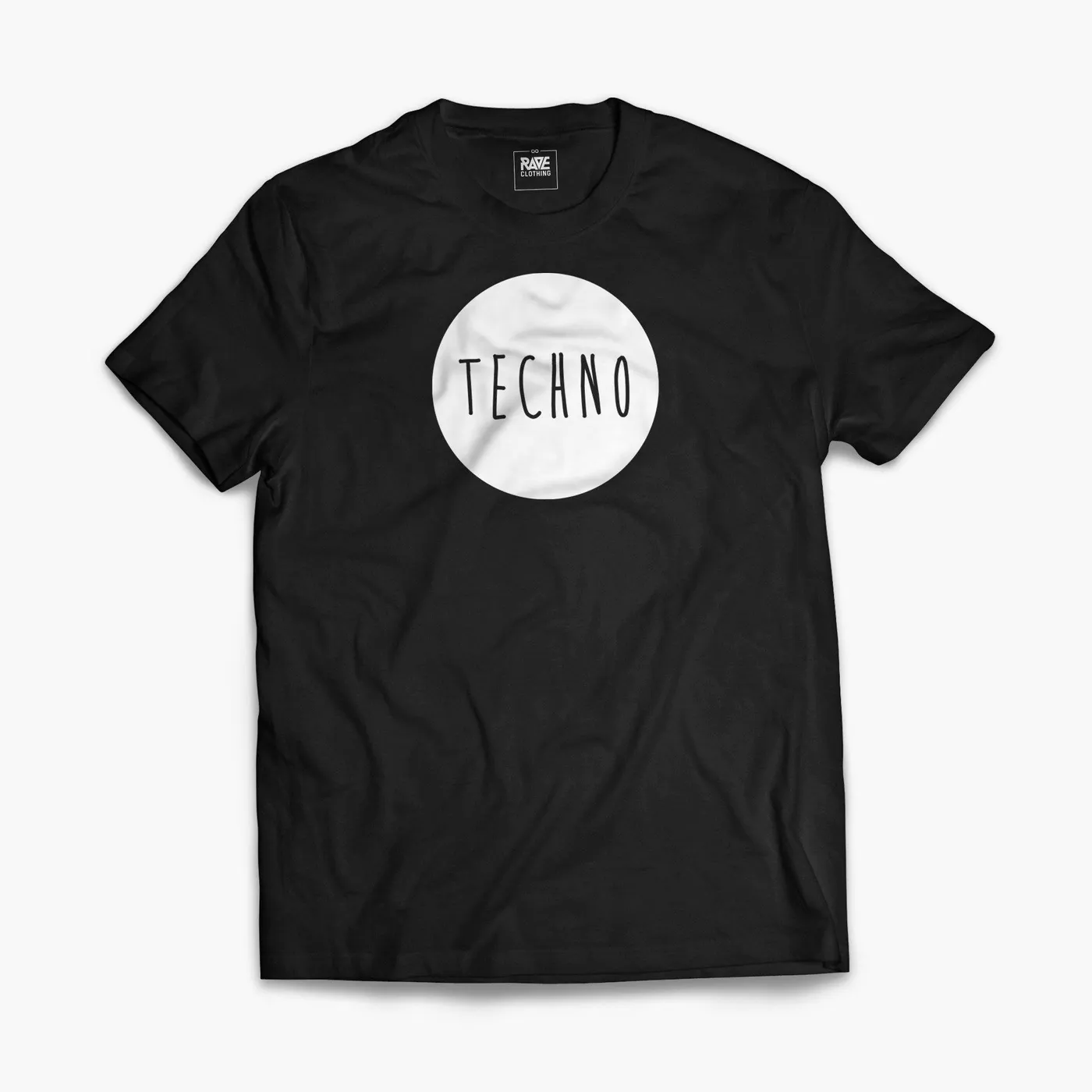 Rave Clothing Techno T-Shirt in schwarz