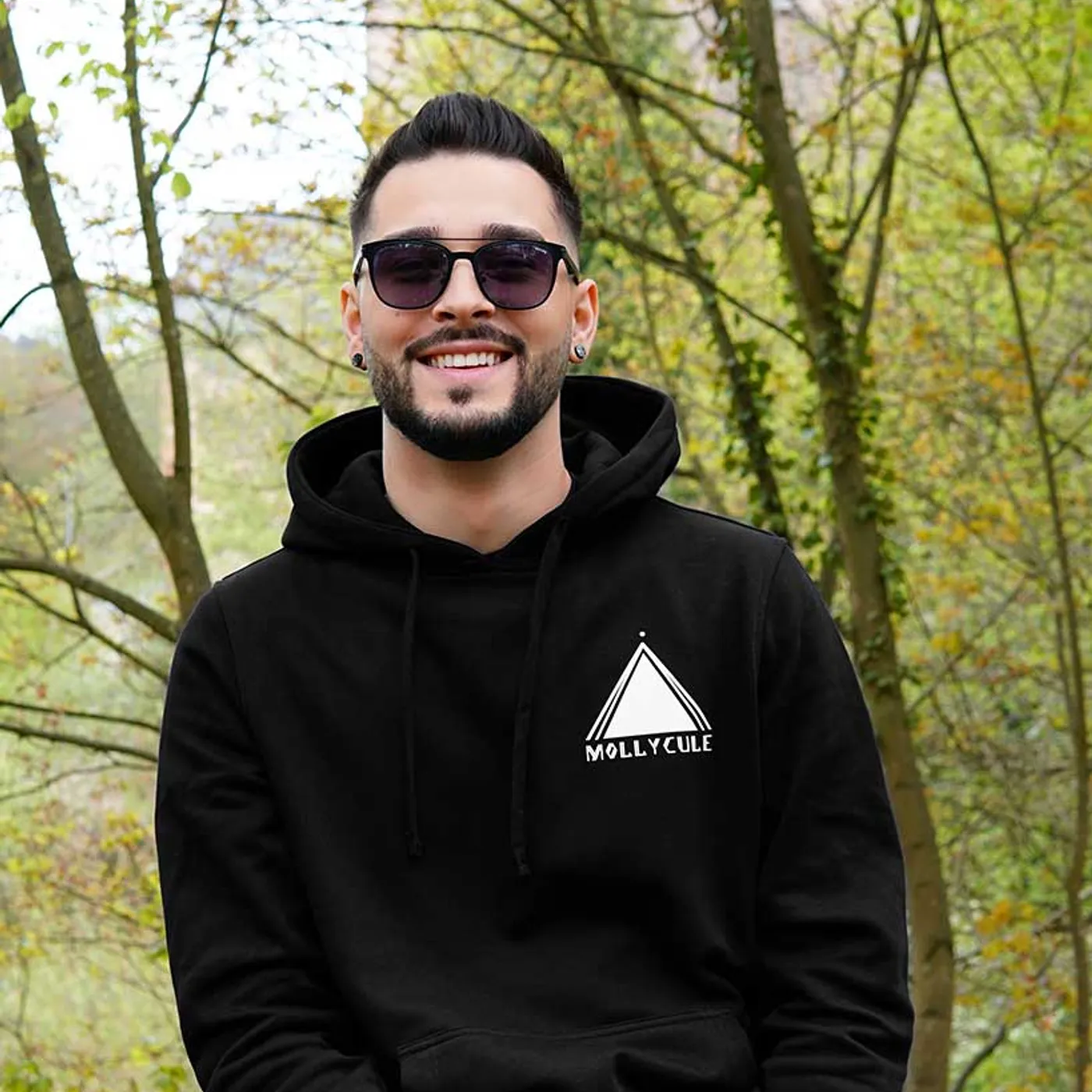 Mollycule Hoodie in schwarz