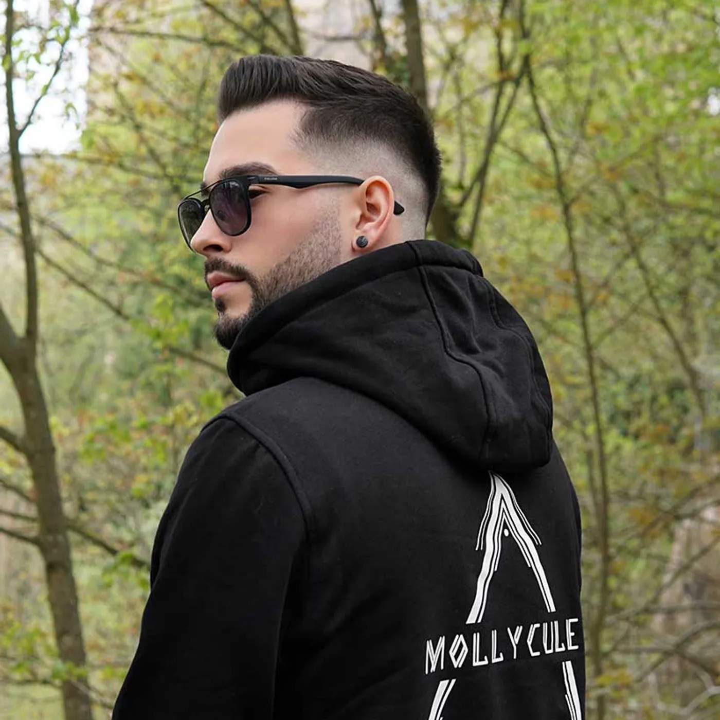 Mollycule Hoodie in schwarz
