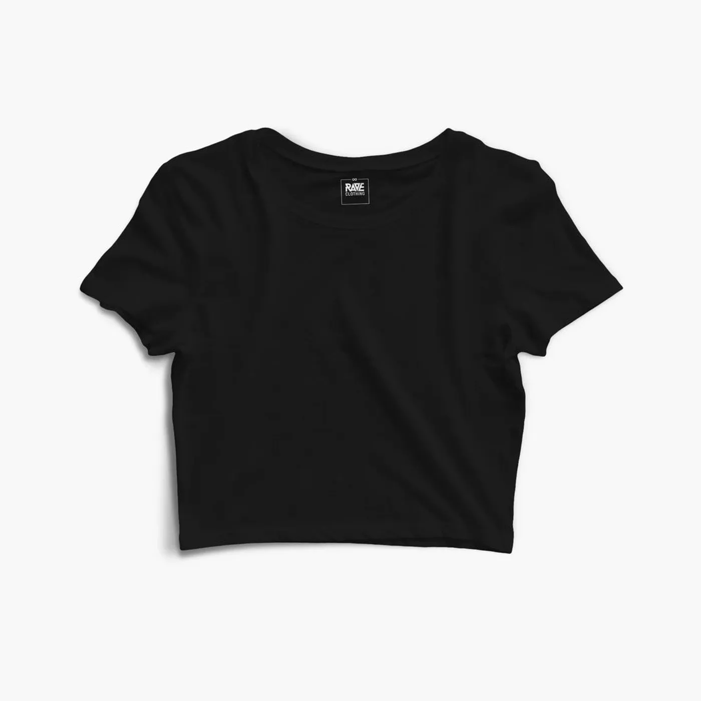 Mollycule Crop Top in schwarz