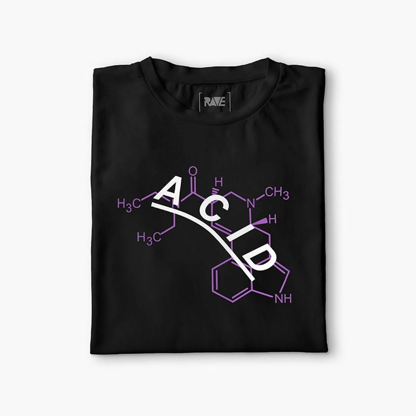 Korolova Acid Molecule T-Shirt in schwarz