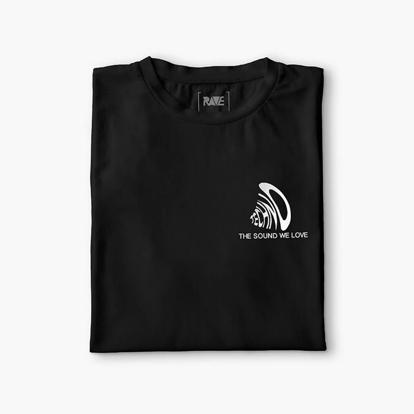 Techno is mit ohne singen The Sound we love T-Shirt in schwarz