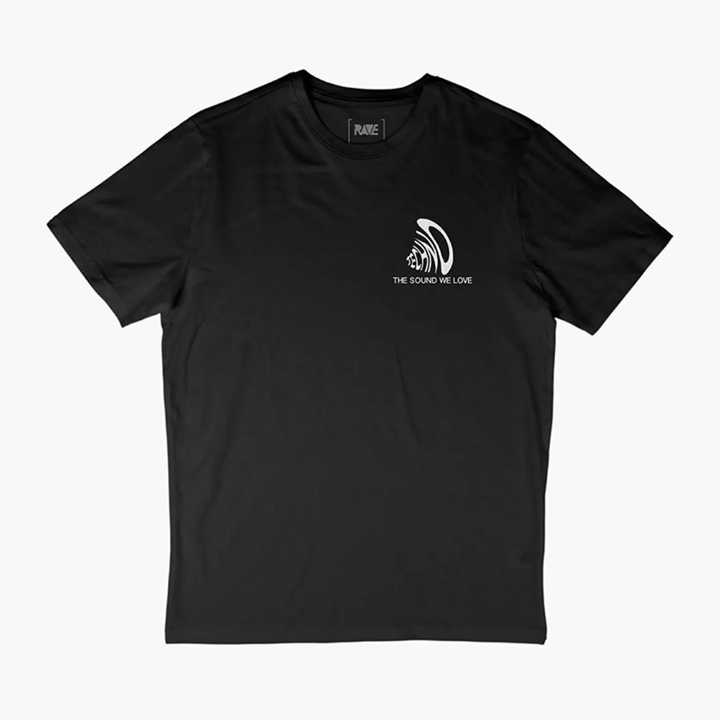 Techno is mit ohne singen The Sound we love T-Shirt in schwarz
