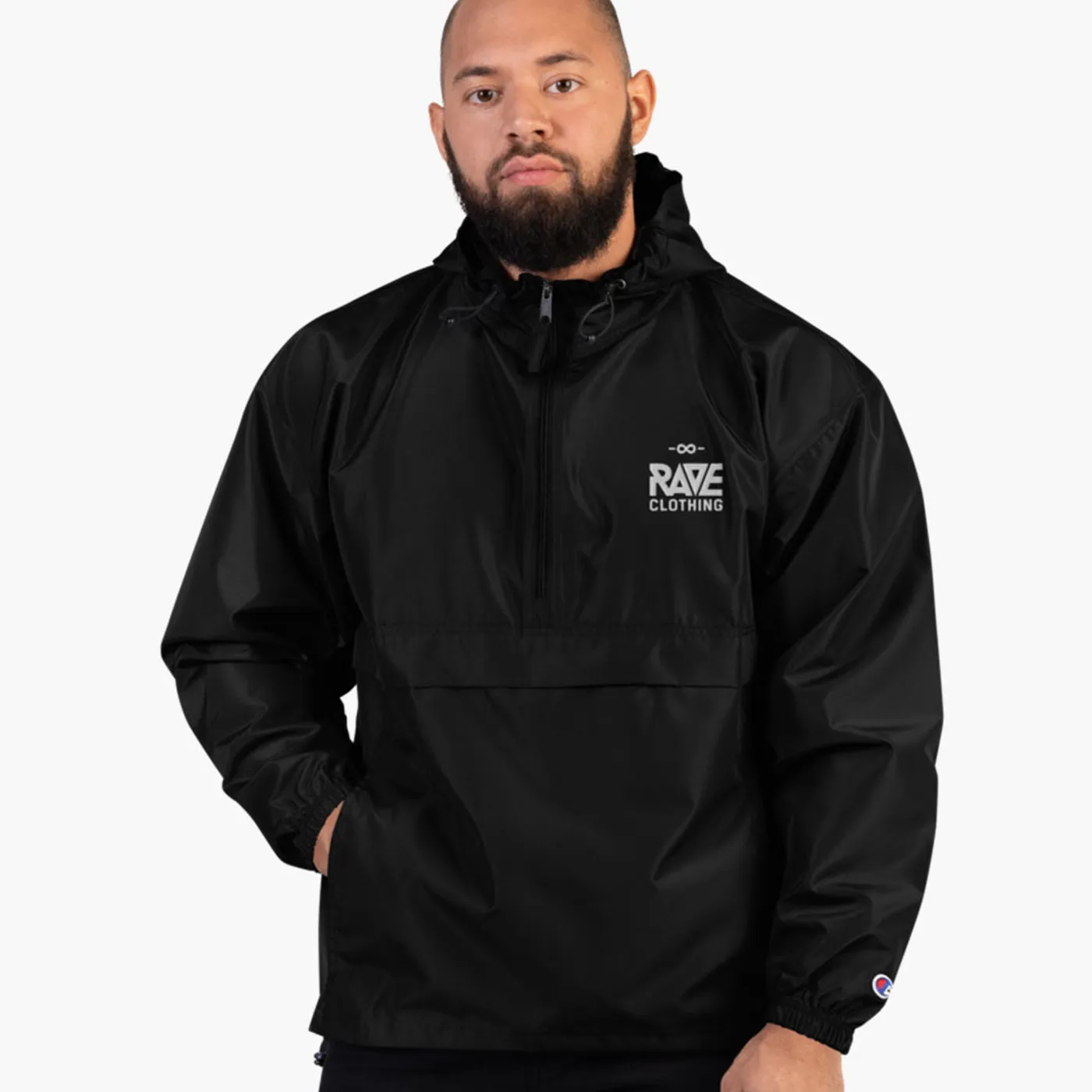 Rave Clothing RAVE x Champion Windbreaker schwarz