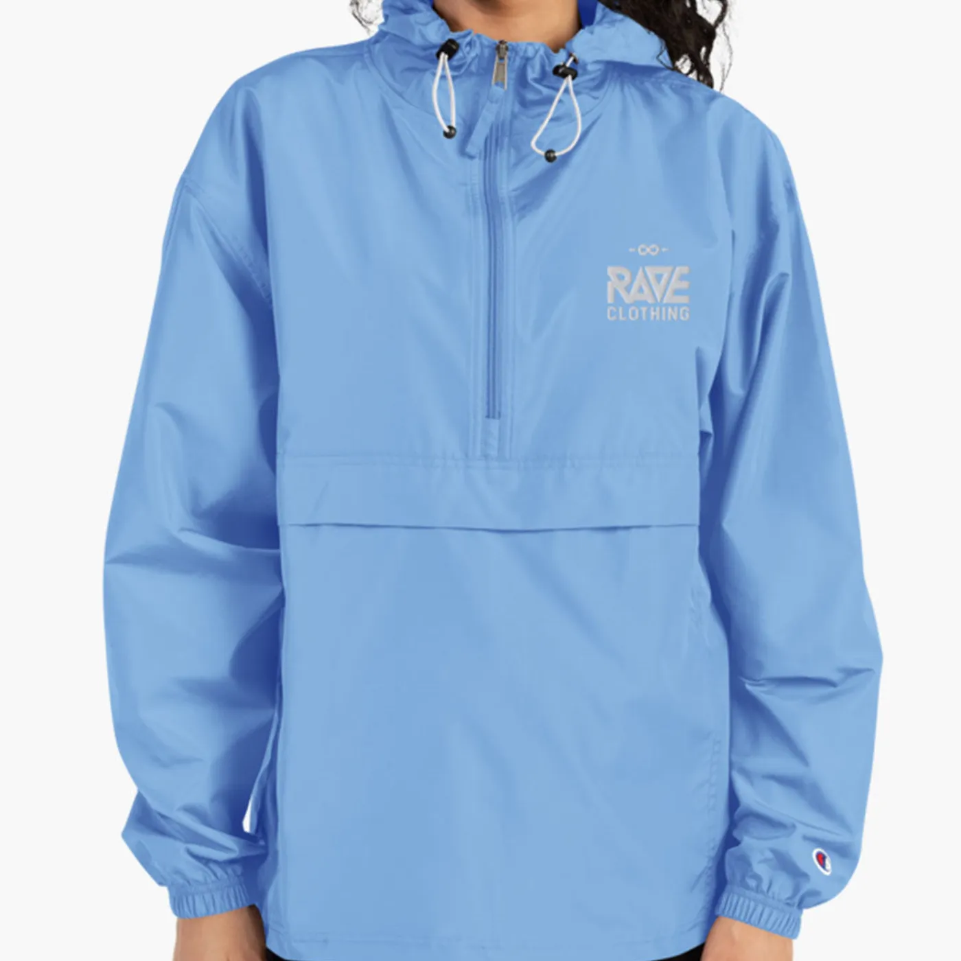 Rave Clothing RAVE x Champion Windbreaker lightblue