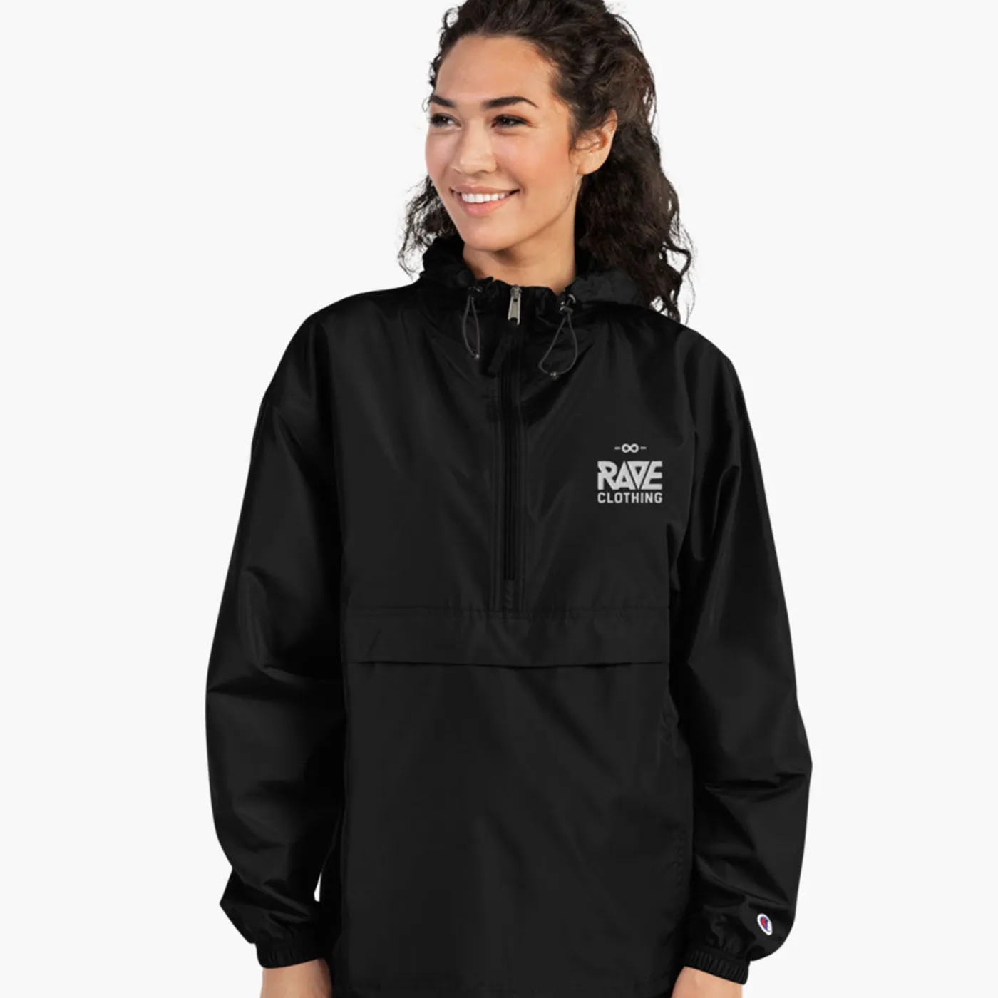 Rave Clothing RAVE x Champion Windbreaker schwarz