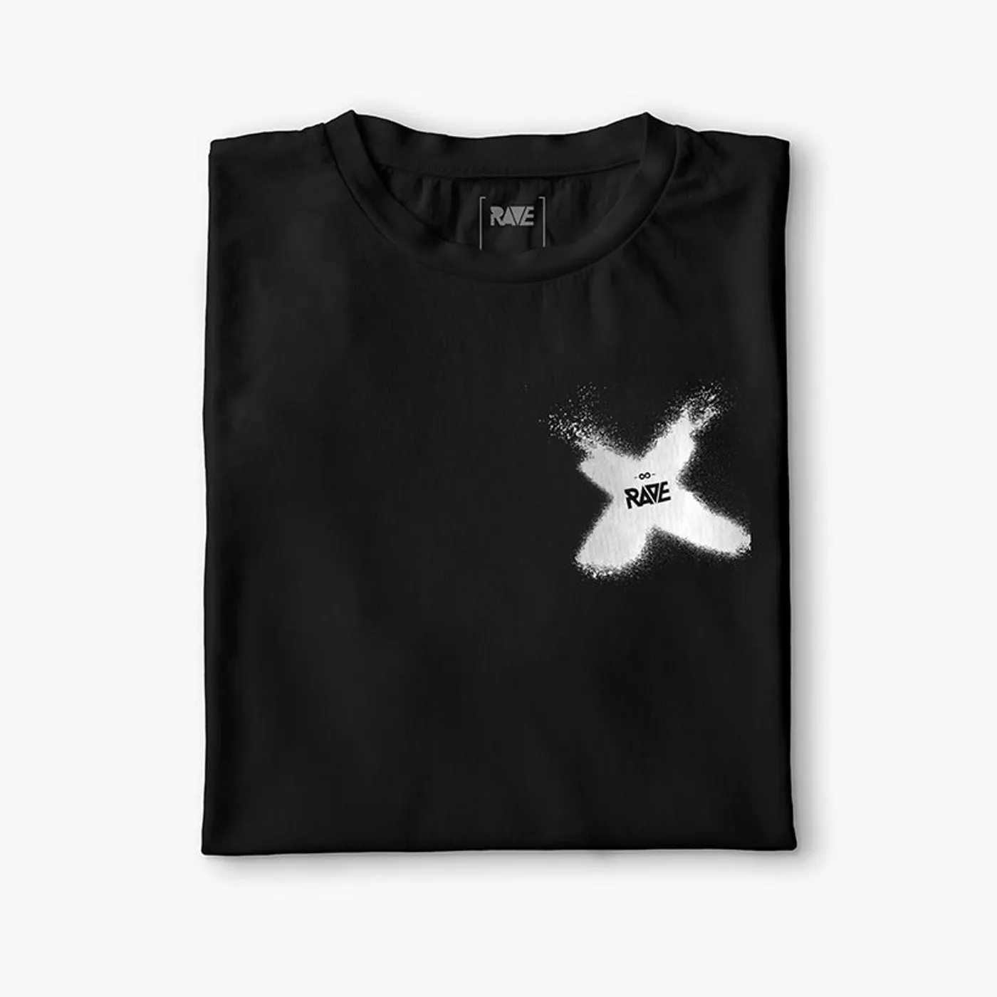 Rave Clothing Techno Wall T-Shirt in schwarz