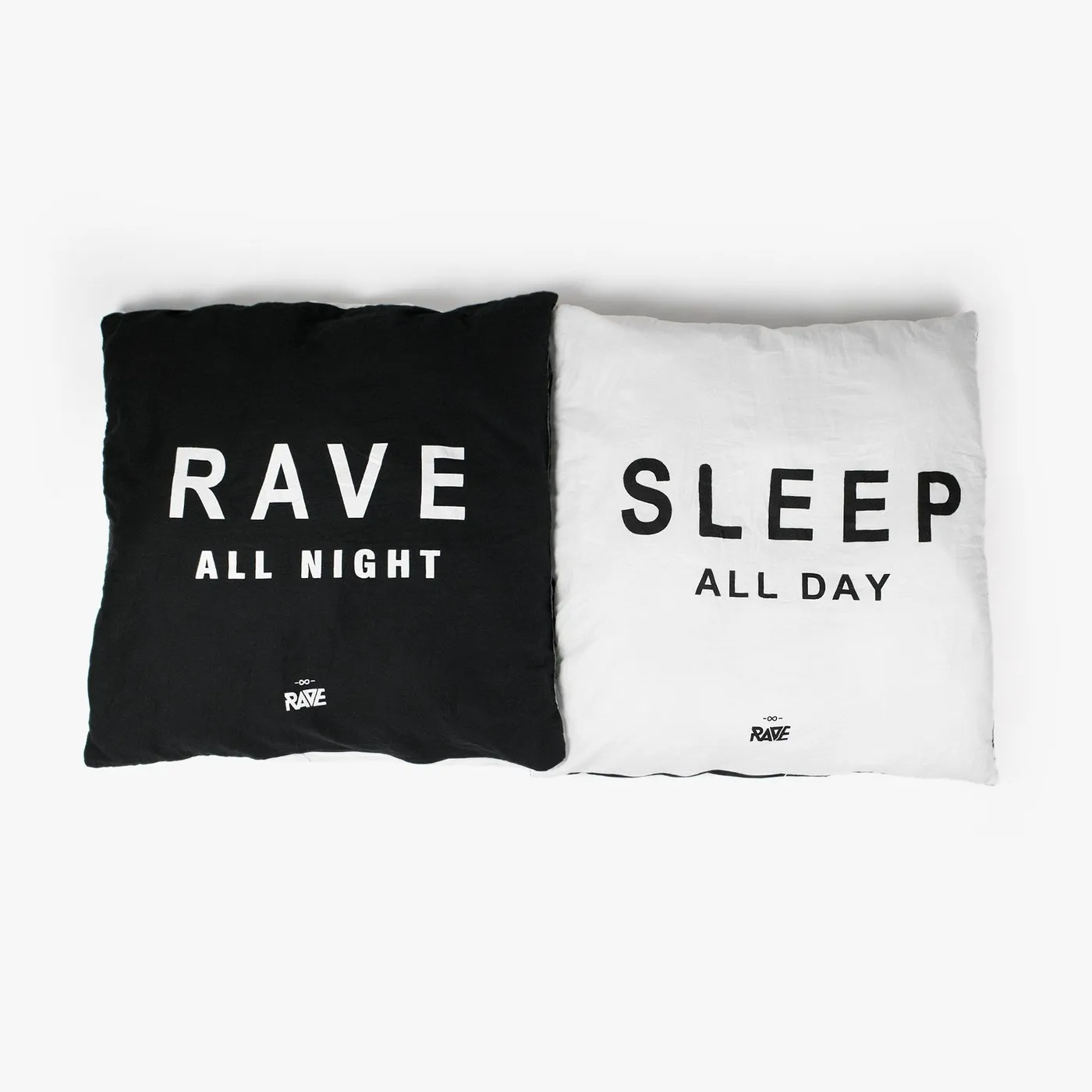 Rave Clothing Rave All Night Sleep All Day Kissen-Set