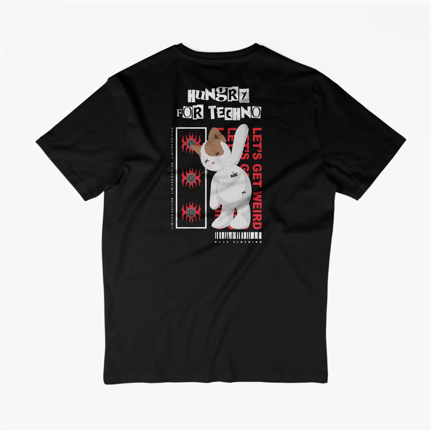 Rave Clothing Hungry for Techno T-Shirt