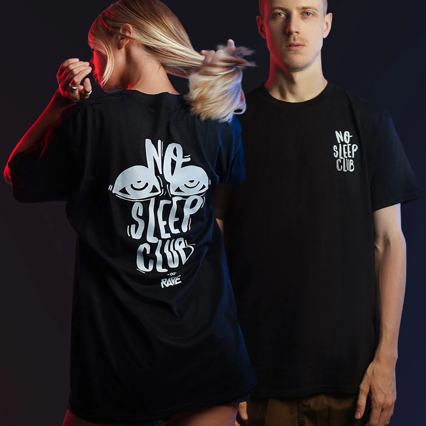 Rave Clothing No Sleep Club Partner T-Shirts