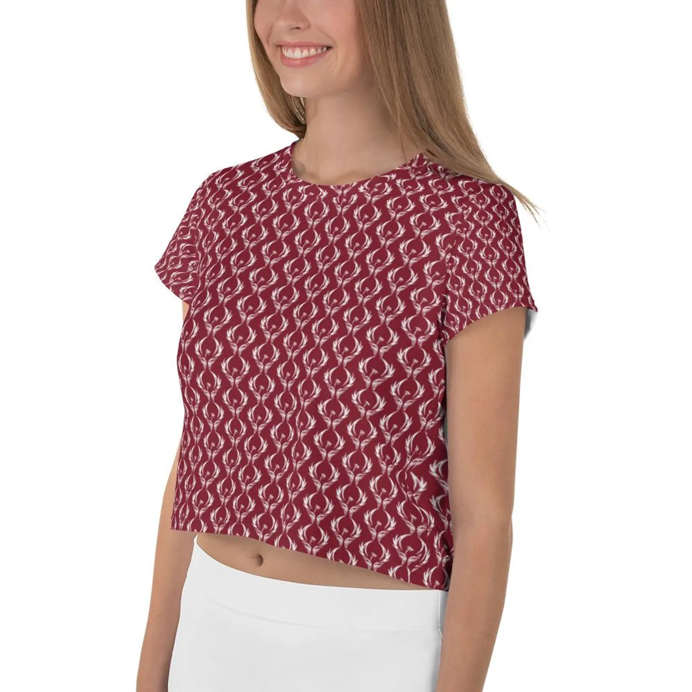 Million Hope by Chris TDL All-Over Print Crop Tee