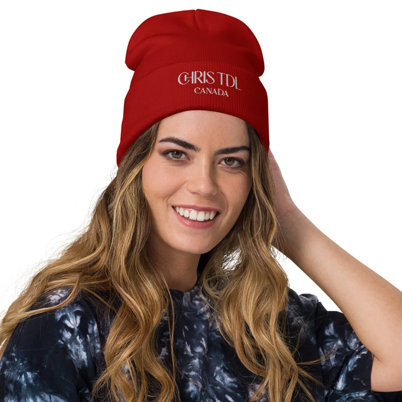 Chris TDL Canada Embroidered Beanie