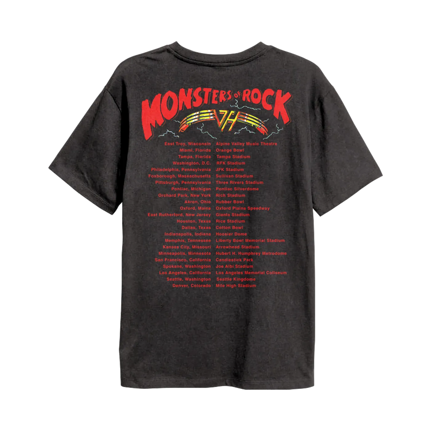 30th Anniversary - 1988 MONSTERS OF ROCK® Vintage Tour Shirt