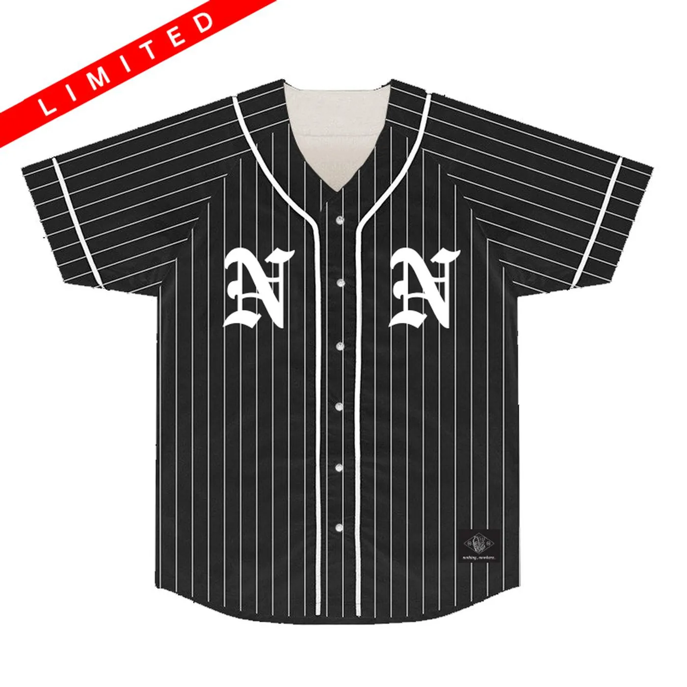 nothing,nowhere. NN Limited Edition Baseball Jersey