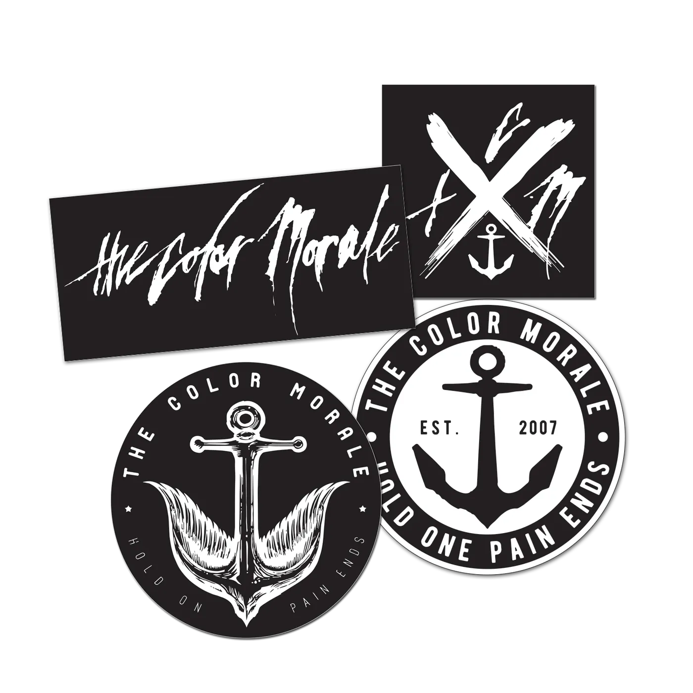 The Color Morale TCM Sticker 4 Pack
