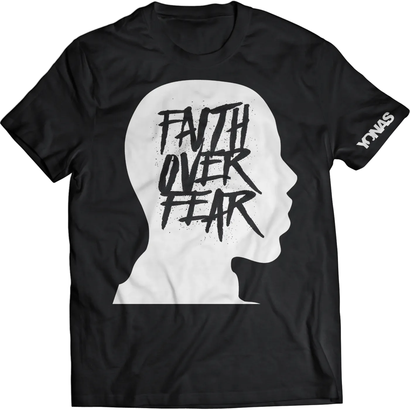 YONAS Faith Over Fear T-shirt (Black)